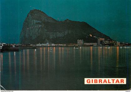 CPM Penon de Gibraltar La Racher de Gibraltar Vue NOcturne