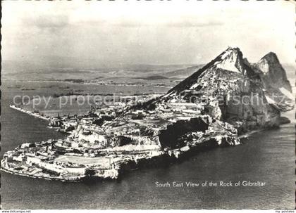 Gibraltar South East View of the Rock of Gibraltar