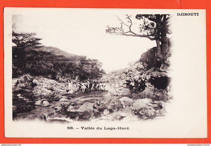 10557 /  ◉  ( Etat Parfait ) DJIBOUTI Dschibuti Vallée du LAGA-HARE 1900s - Editeur ? N°68