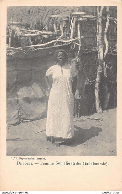 Djibouti - Une femme somalie de la tribu Gadabuursi - Ed. B. B.