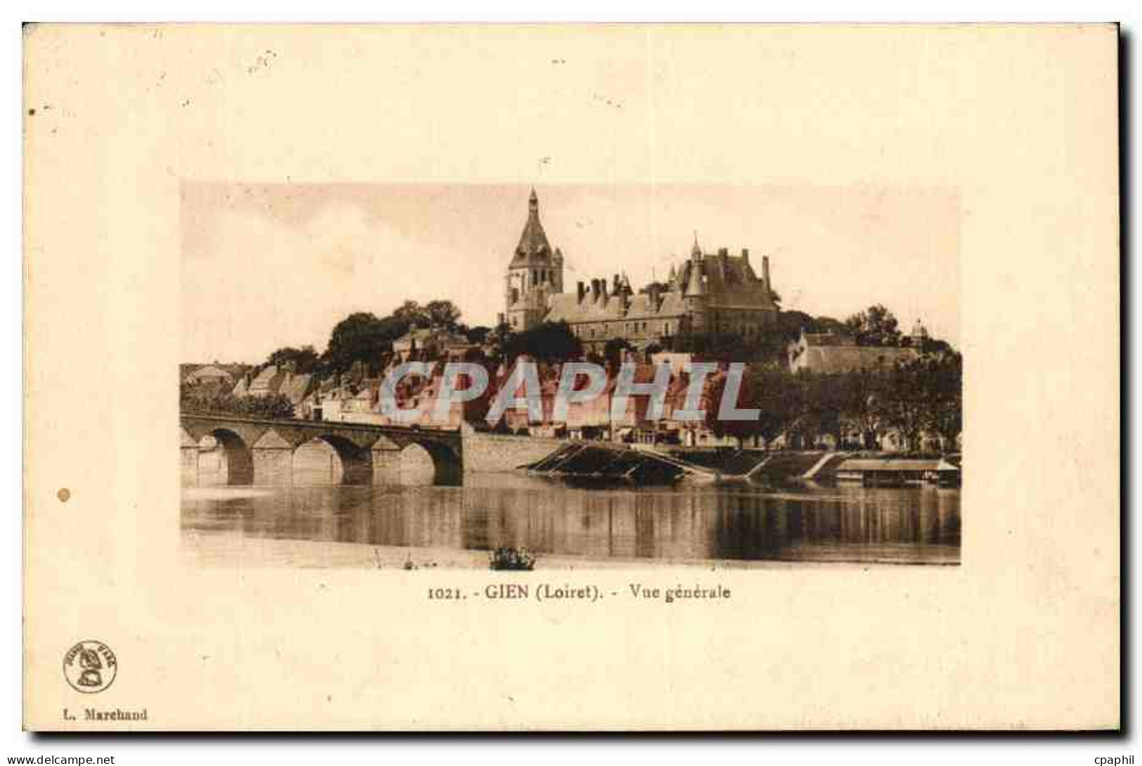 Gien CPA Vue generale