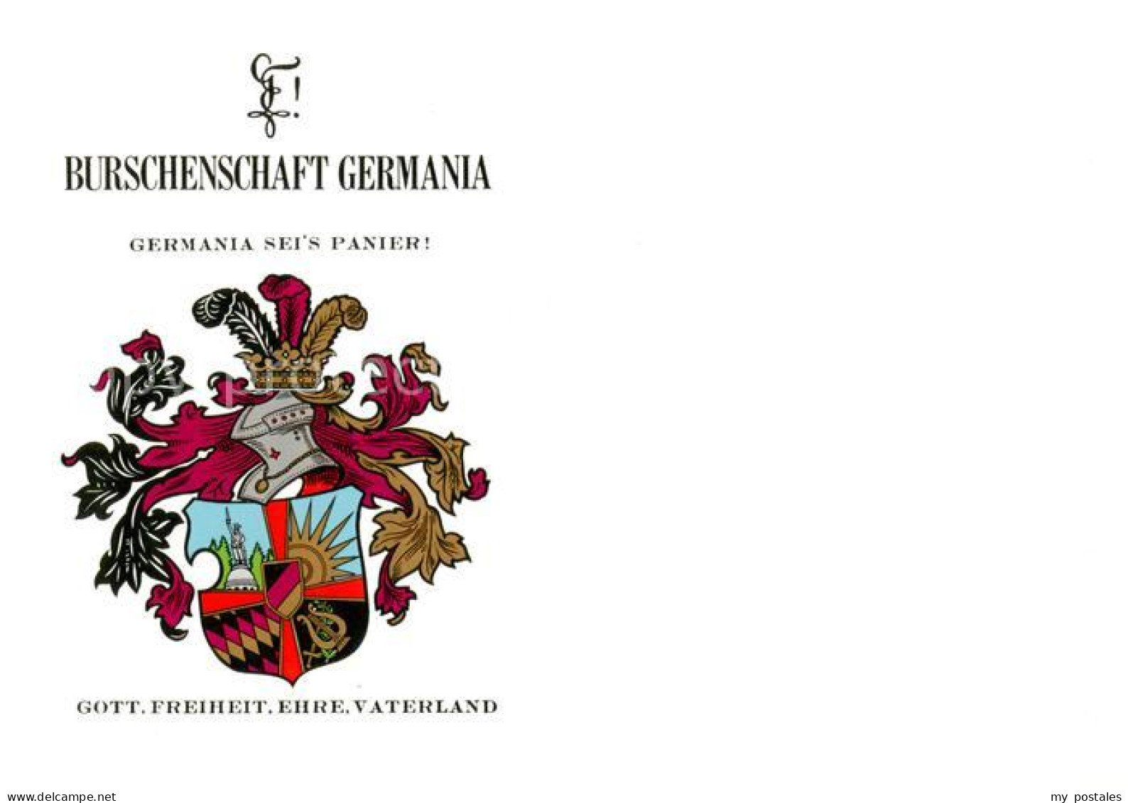 Giessen  Lahn Burschenschaft Germania Giessen Wappen