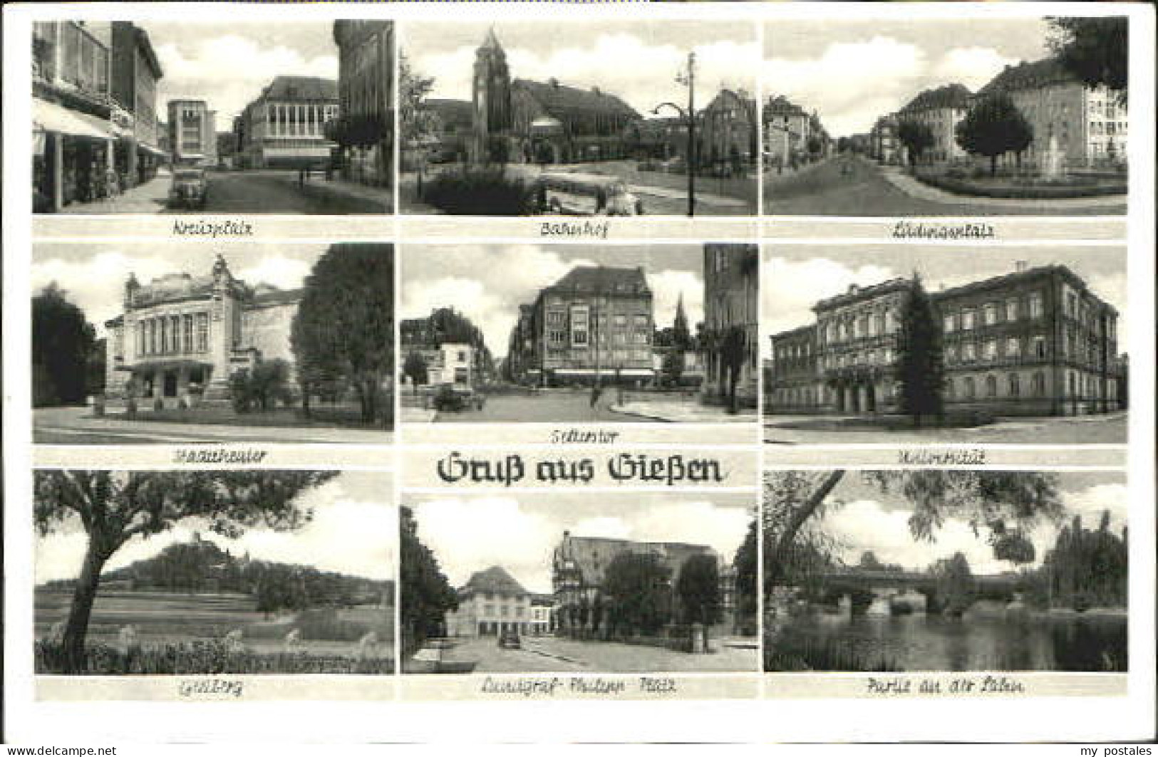 Giessen Lahn Giessen Bahnhof Theater Universitaet