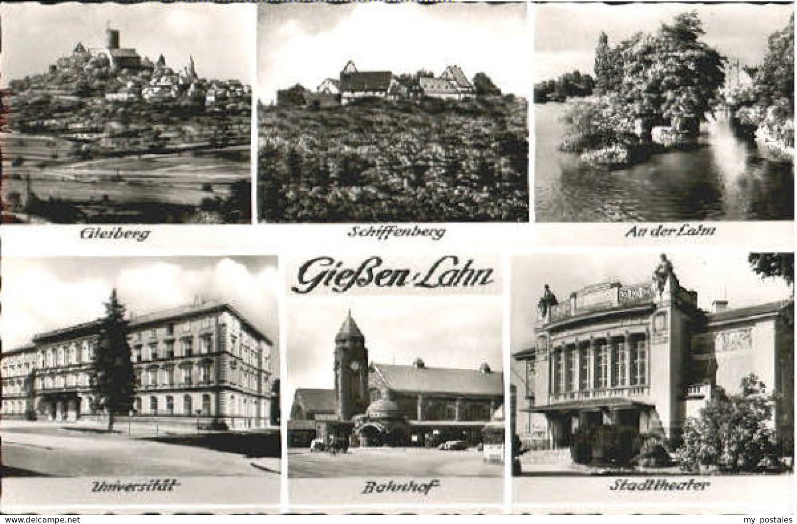 Giessen Lahn Giessen Bahnhof Universitaet Theater