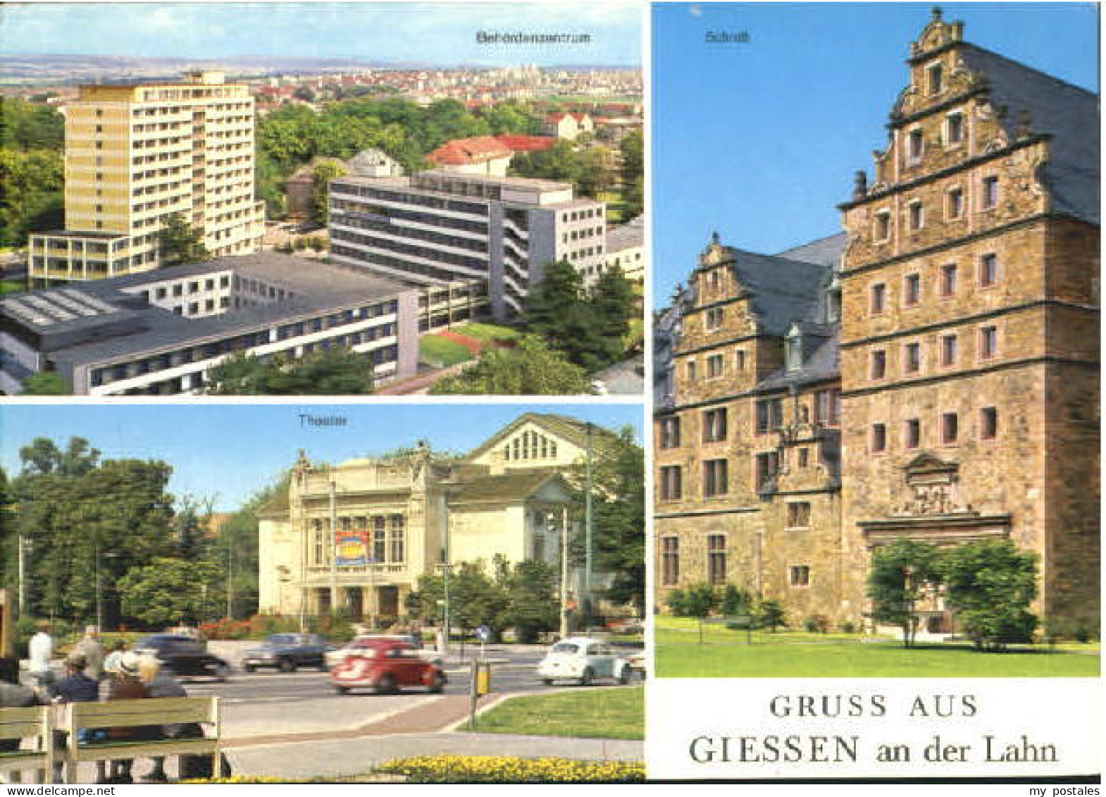Giessen Lahn Giessen Schloss Theater x 1973