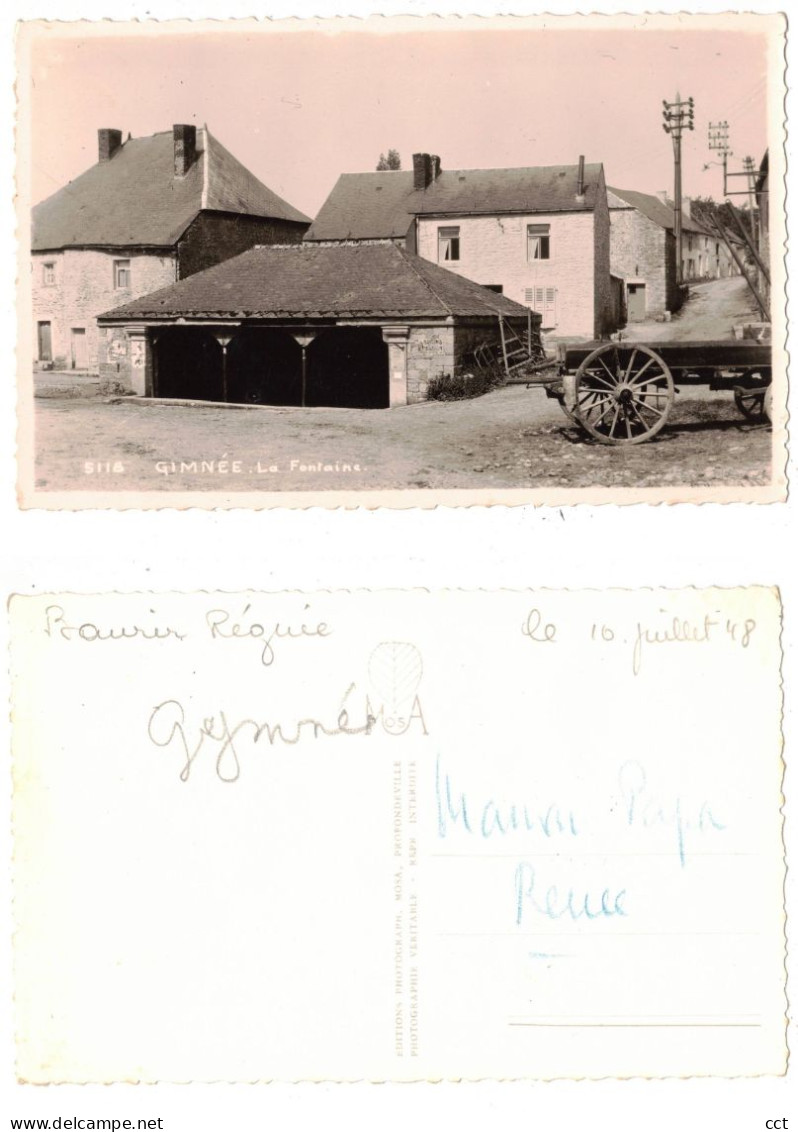 Gimnée  Doische   La Fontaine   Edit Mosa n° 5118