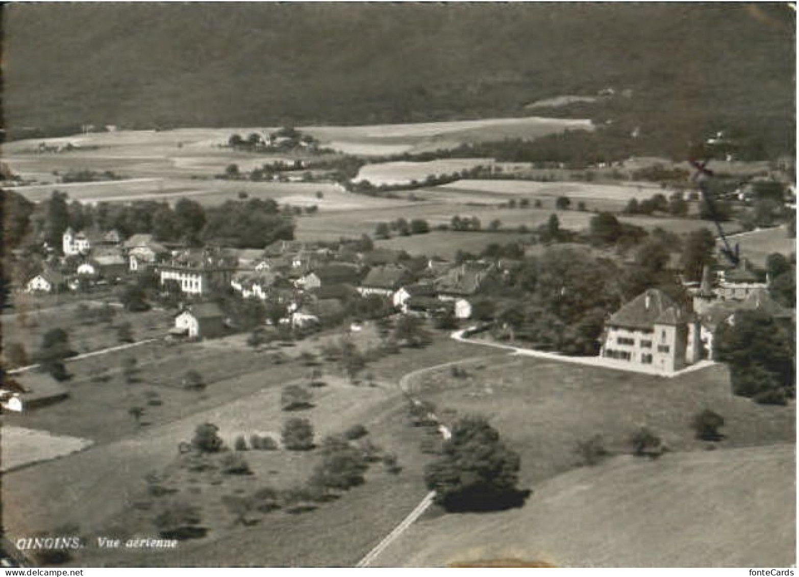 Gingins Fliegeraufnahme x 1957