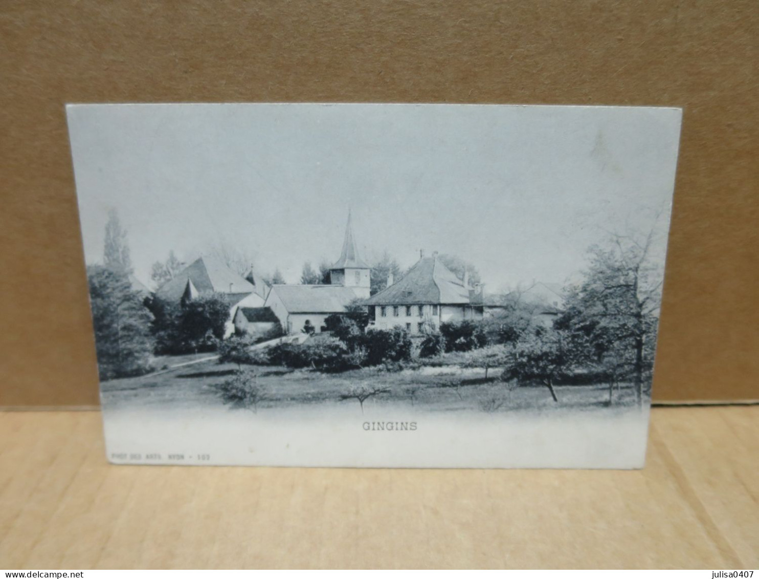 GINGINS (Suisse) vue du village