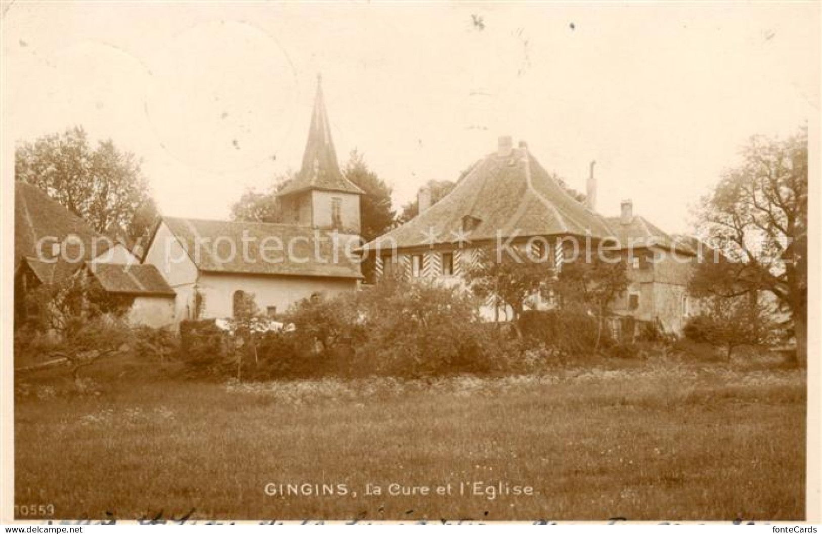 Gingins VD La Cure et l Eglise