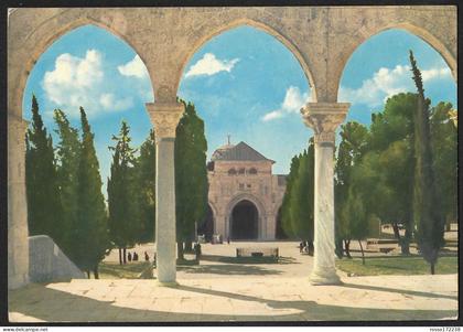 Jordan Al Aqsa Mosque Jerusalem postcard used