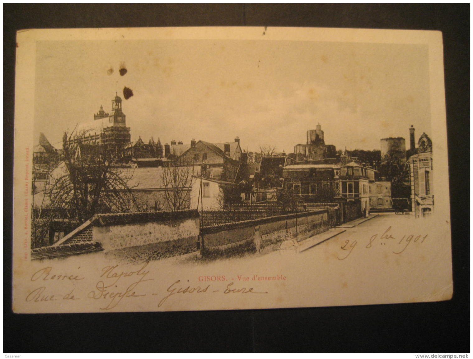 GISORS Eure Haute Normandie post card France