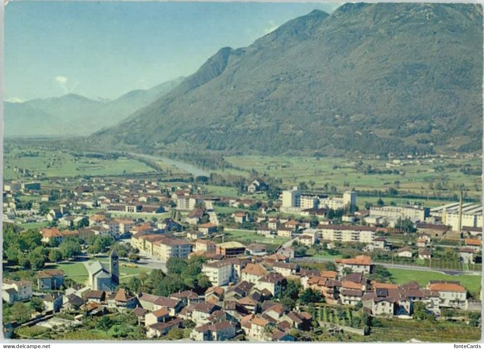 Giubiasco Fliegeraufnahme