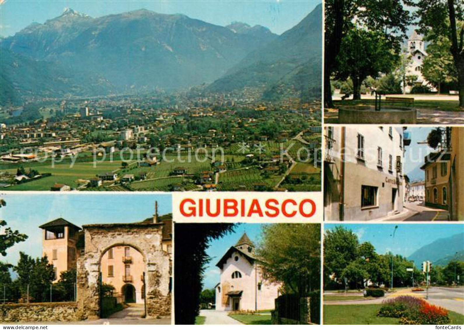 Giubiasco Panorama Teilansichten