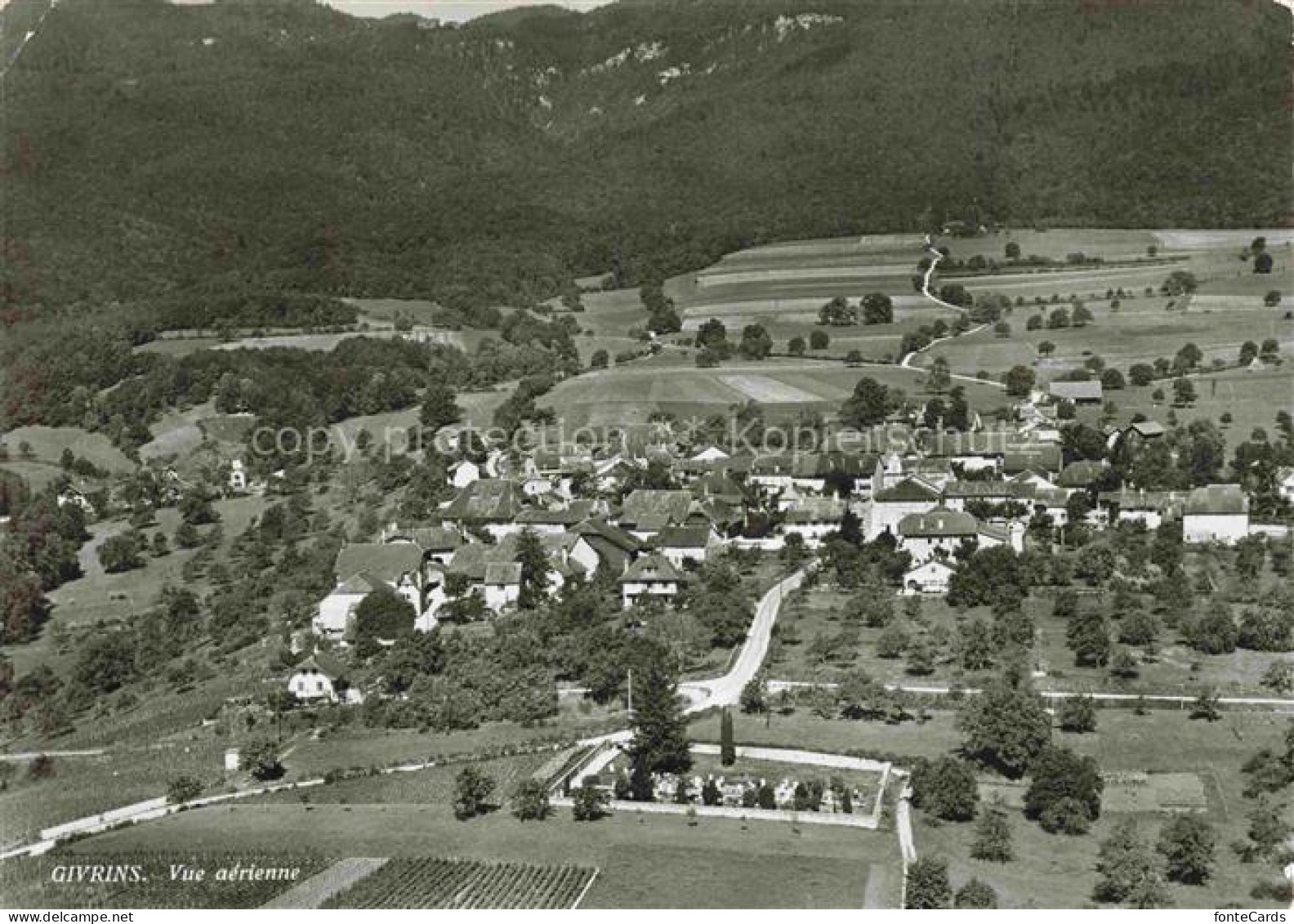 Givrins Nyon VD Fliegeraufnahme