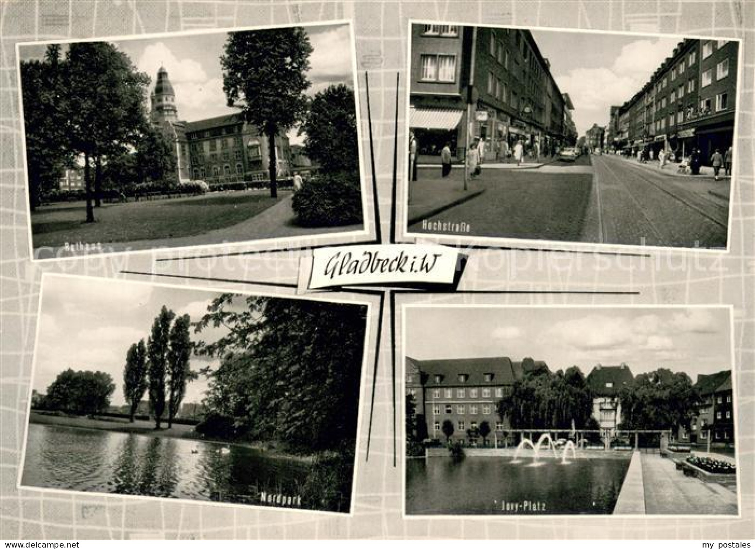 Gladbeck Hochstrasse Jovy-Platz Rathaus Nordpark