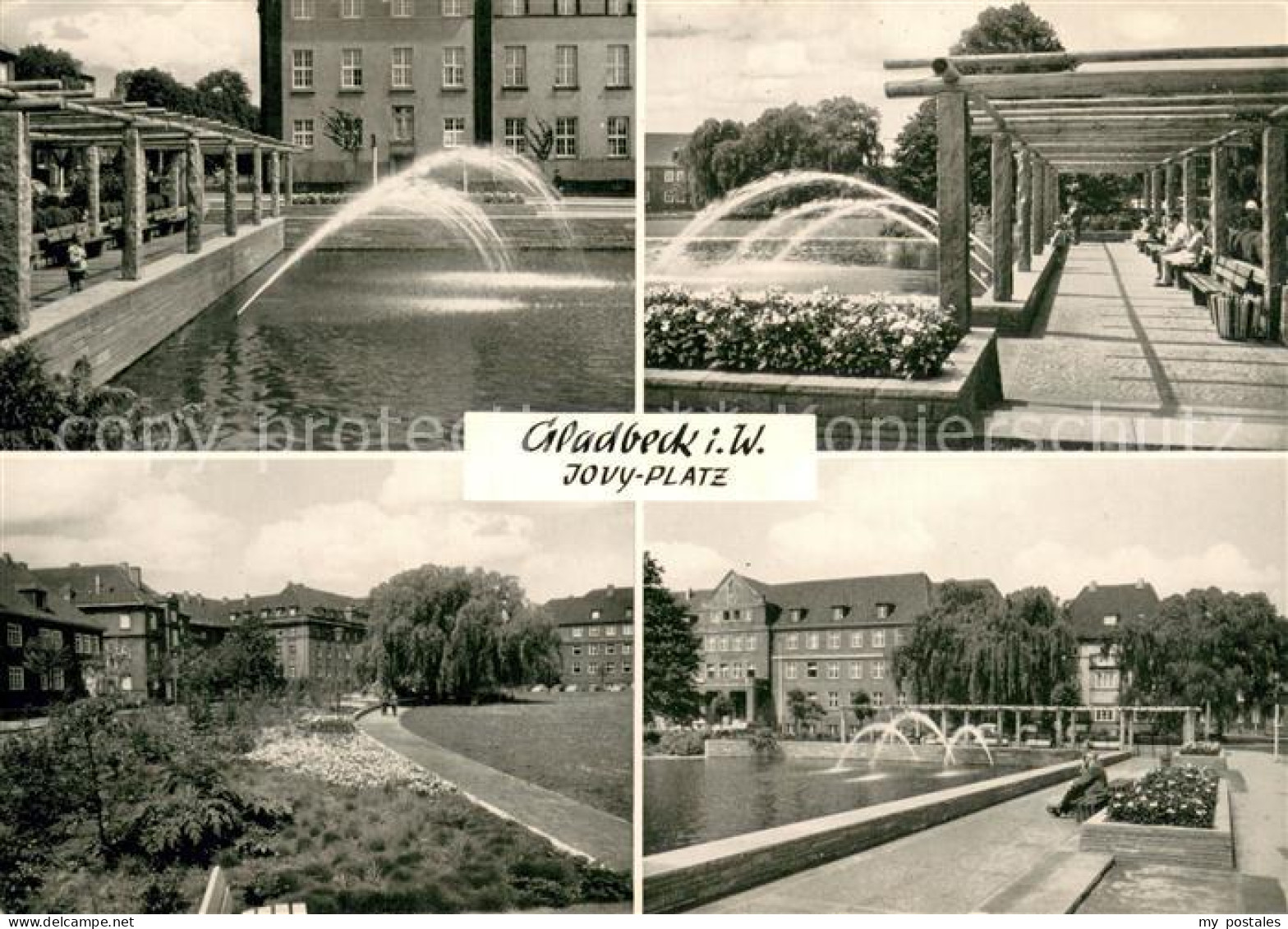 Gladbeck Jovy-Platz Teilansichten
