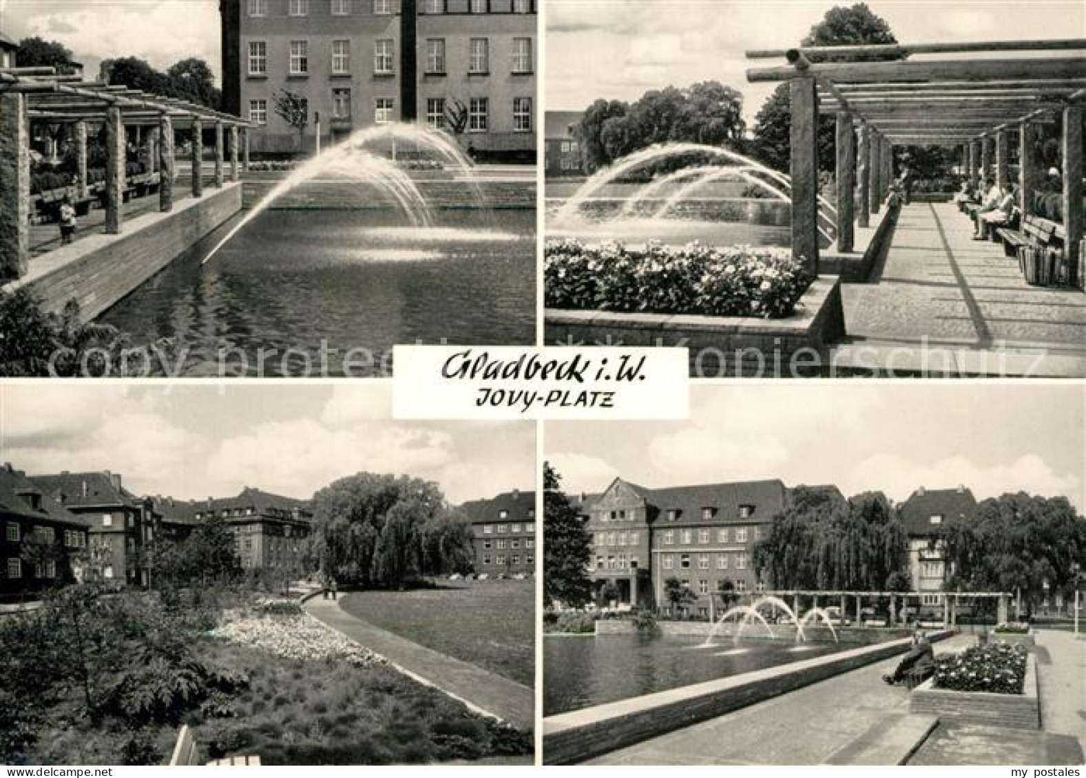 Gladbeck Jovy Platz Wasserspiele