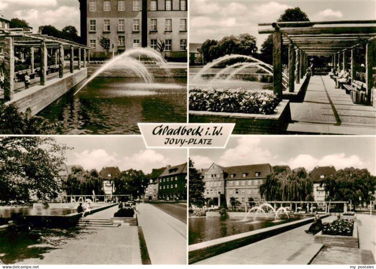 Gladbeck Jovy-Platz Wasserspiele