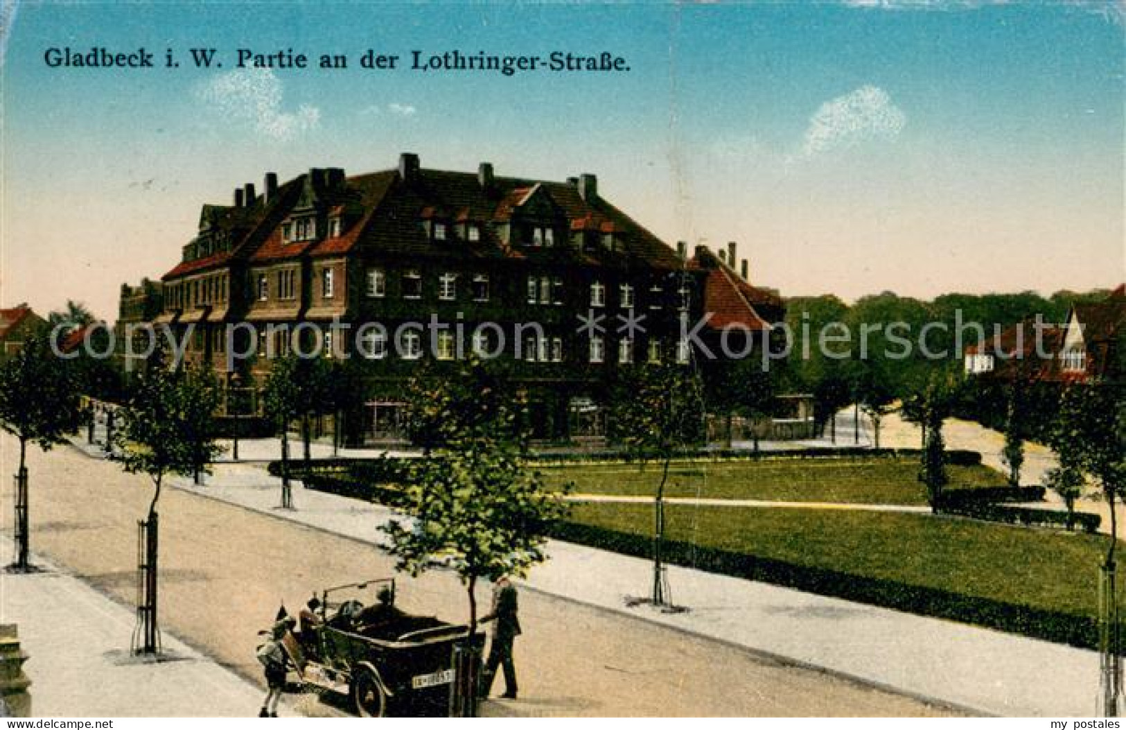 Gladbeck Partie an der Lothringer-Strasse