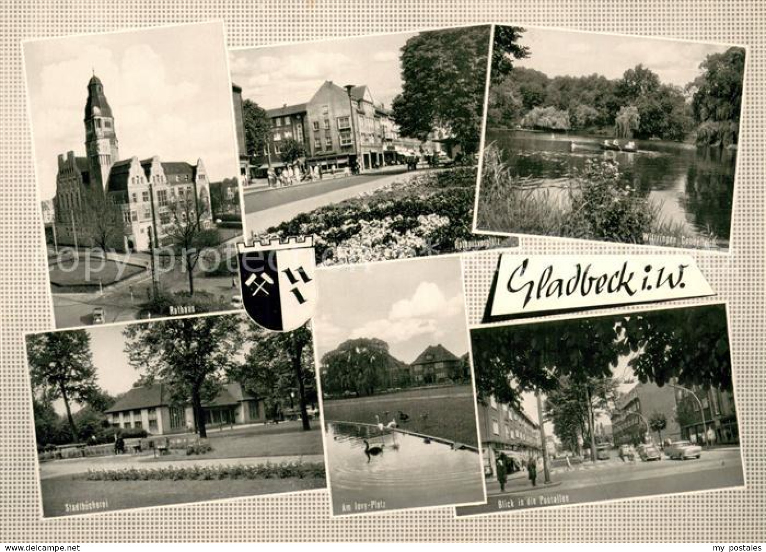 Gladbeck Rathaus Wittringen-Gondelteich Stadtbuecherei