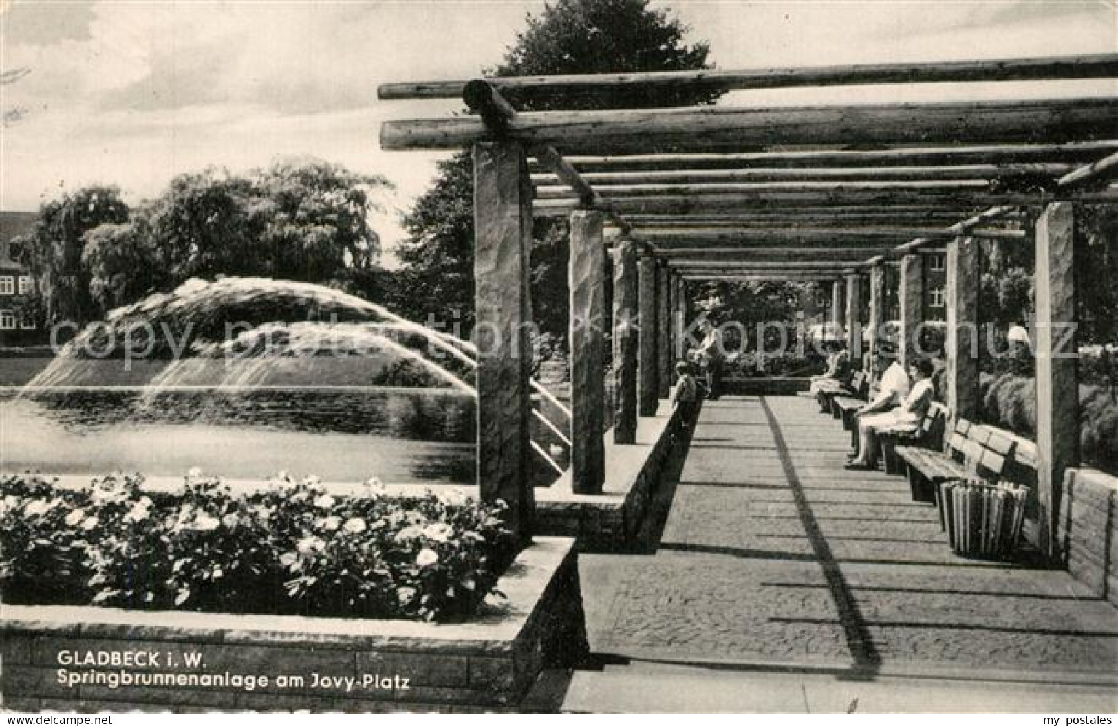 Gladbeck Springbrunnenanlage Jovy Platz