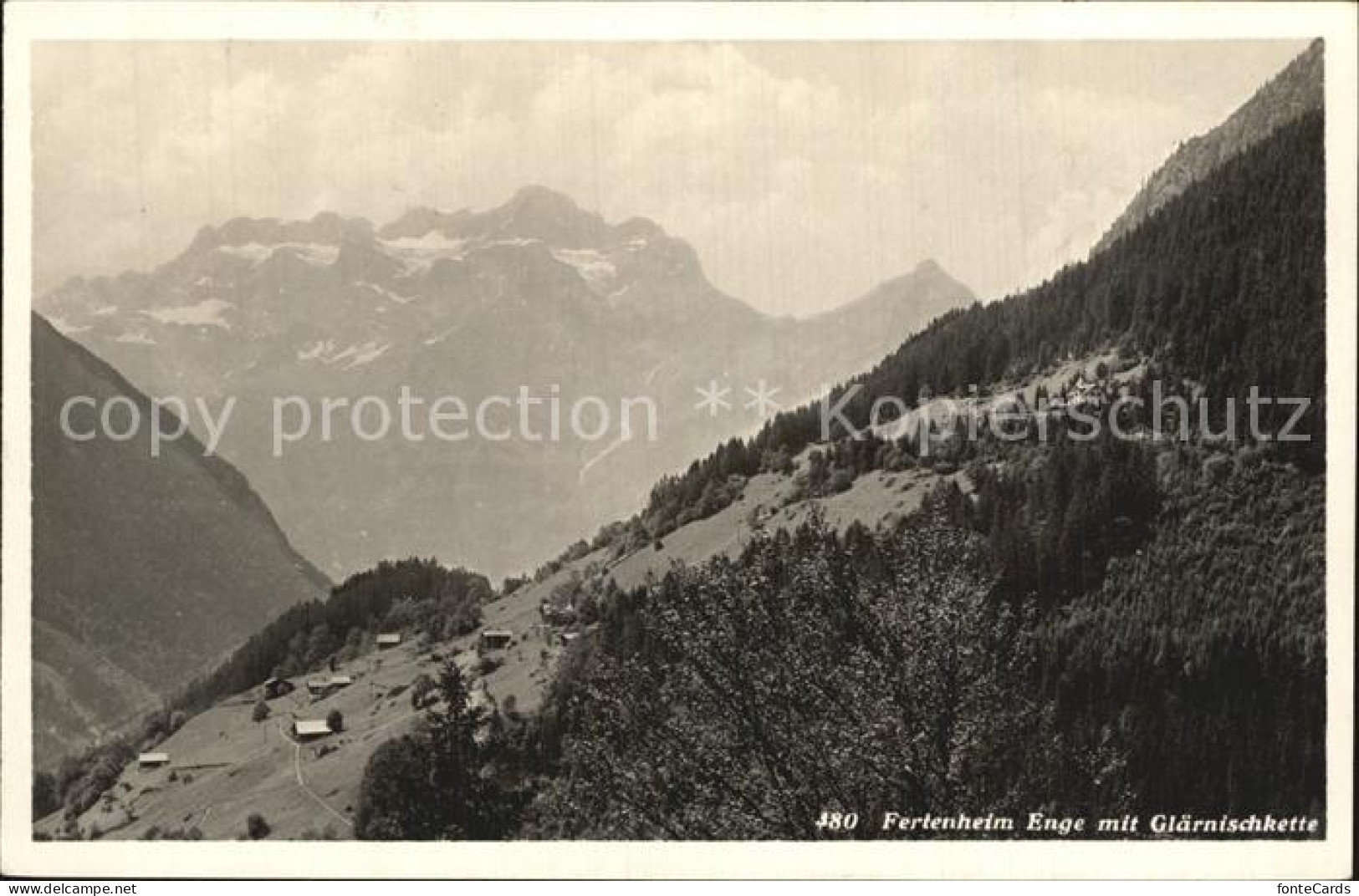 Glaernisch Ferienheim Enge mit Glaernischkette