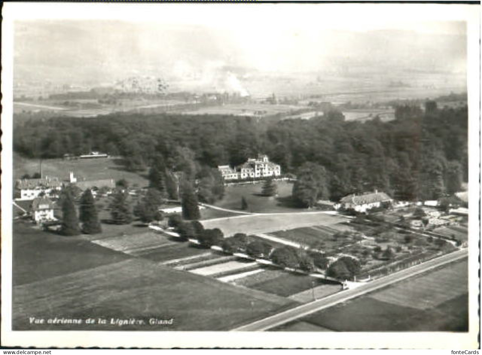 Gland VD Gland Fliegeraufnahme x 1953