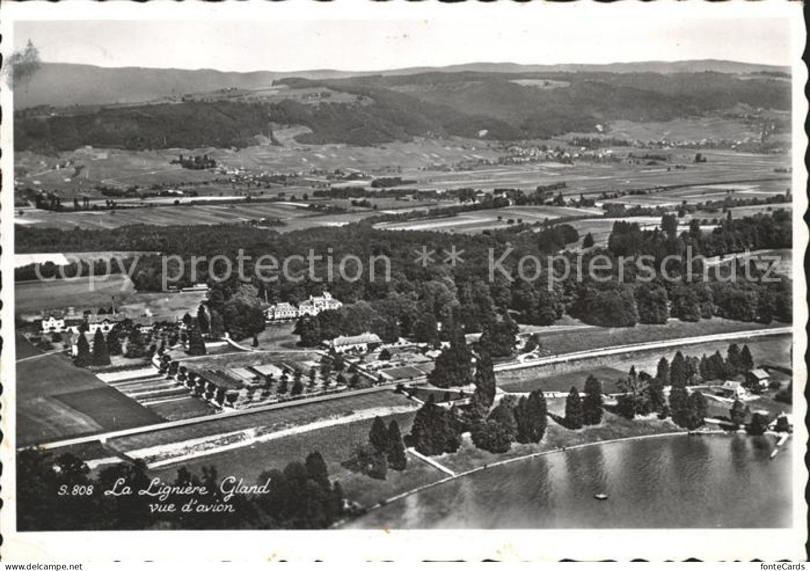 Gland VD La Ligniere Fliegeraufnahme