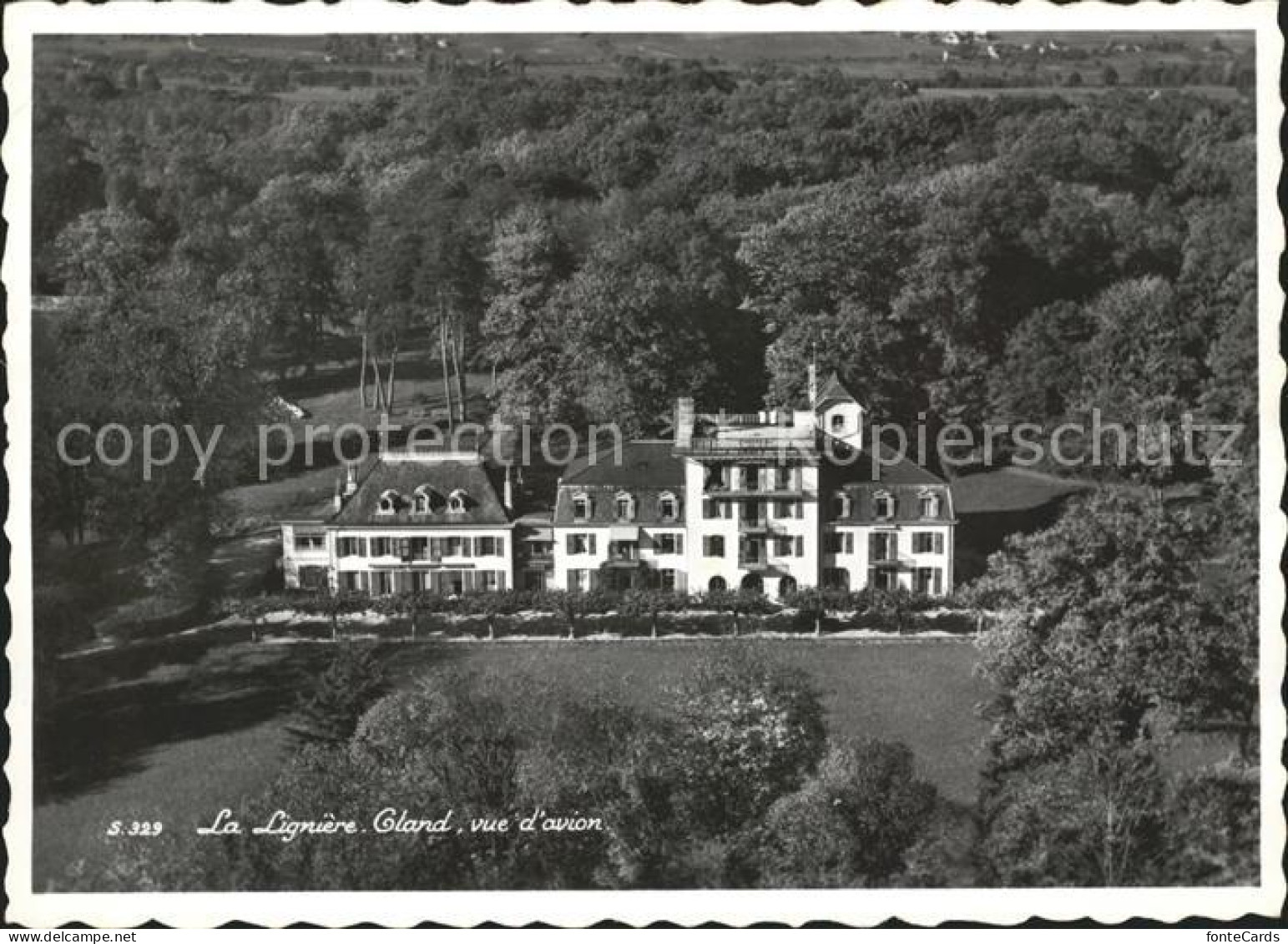 Gland VD La Ligniere Vue aerienne