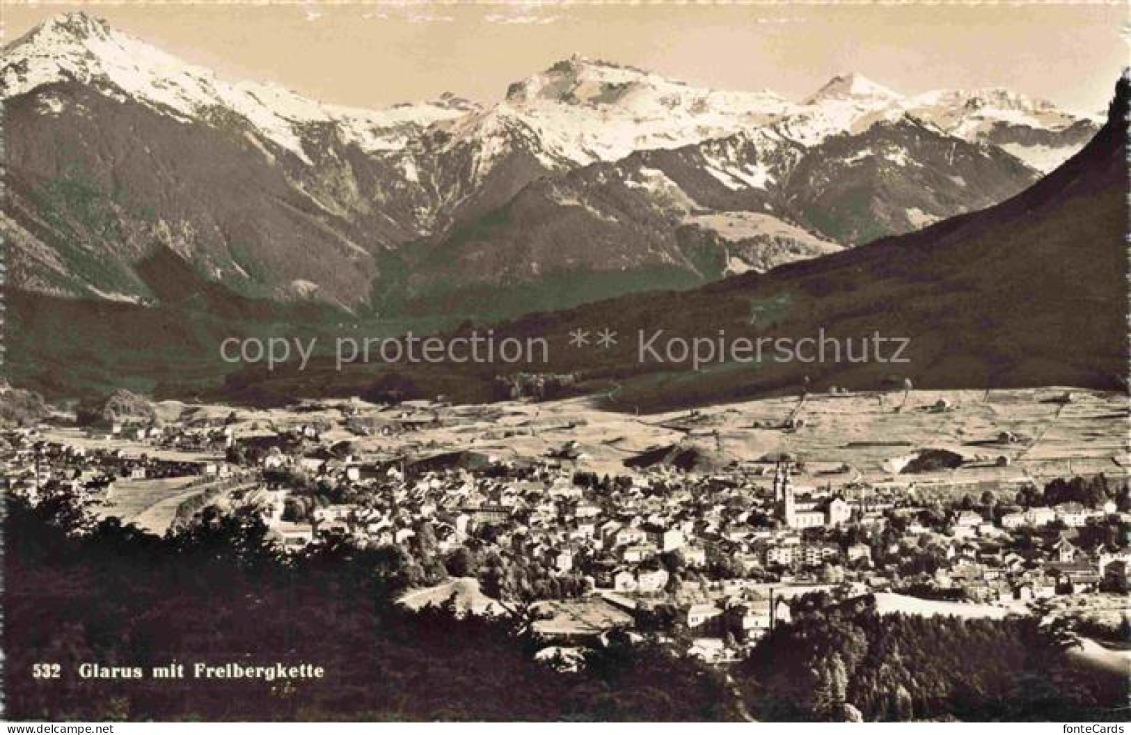 GLARUS Glaris GL Frelbergkette