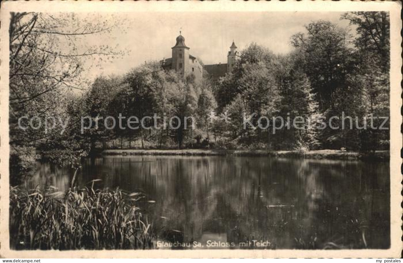 Glauchau Schloss Teich