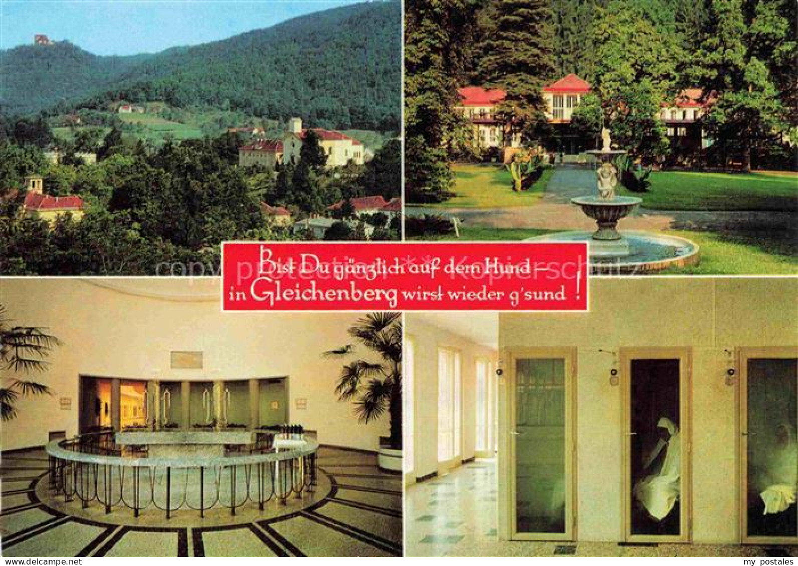 Gleichenberg Bad Gleichenberg Steiermark AT Gesamtansicht Kurmittelhaus Brunnen