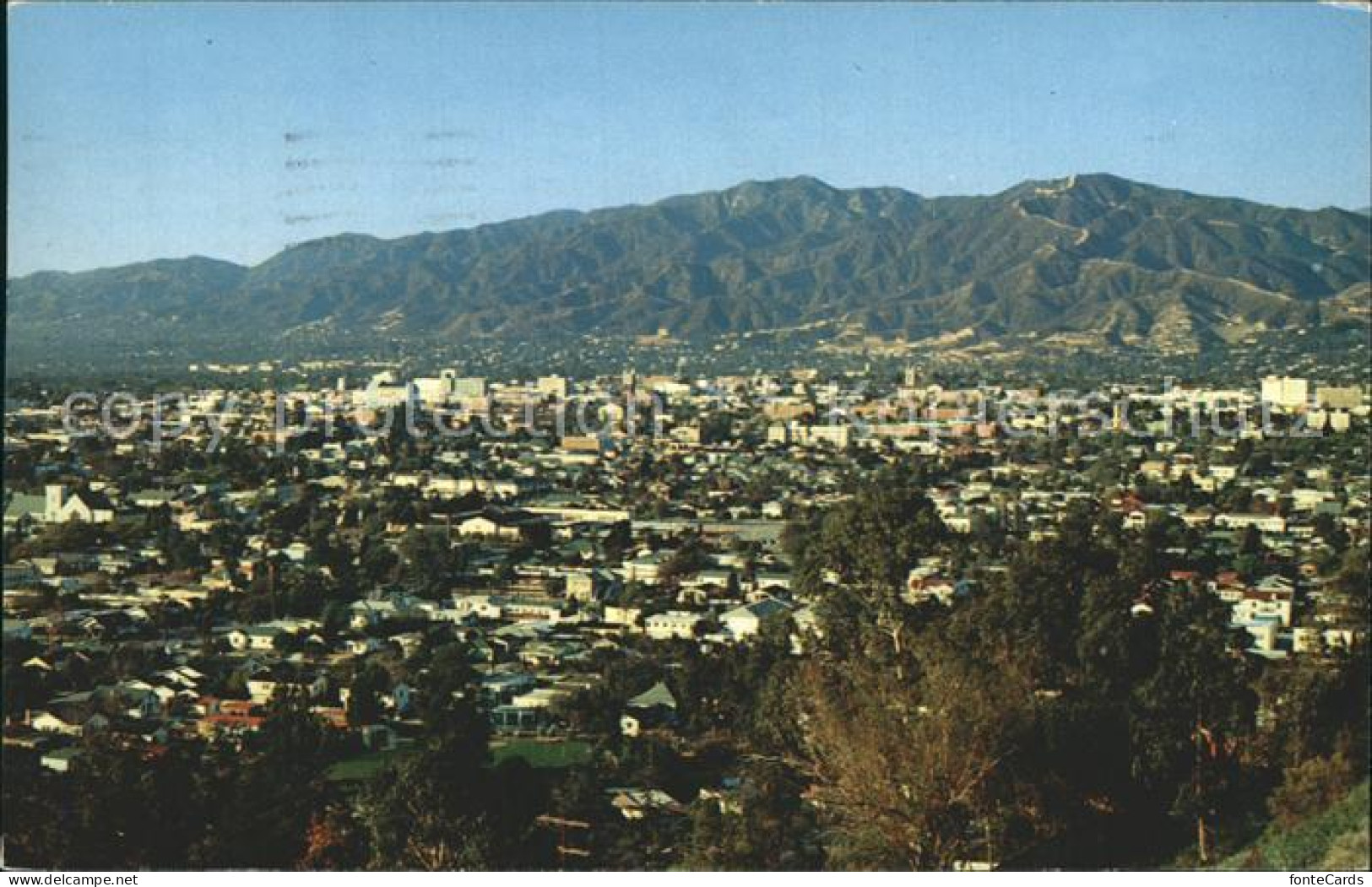 Glendale California San Fernando Valley Panorama