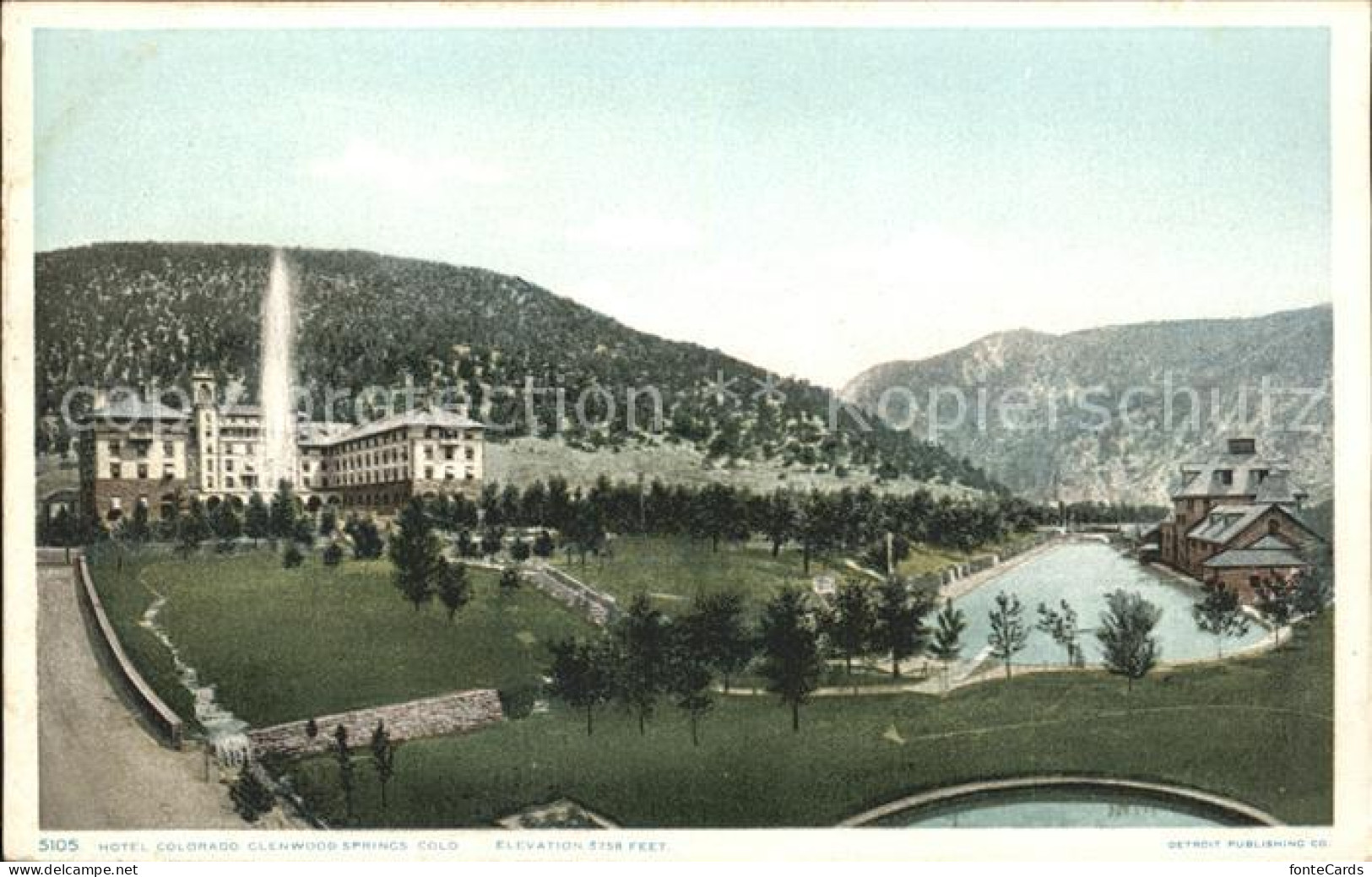 Glenwood Springs Hotel Colorado Fountain