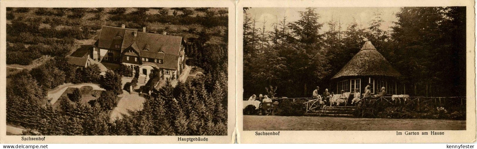 Gleschendorf - Sachsenhof - Klappkarte