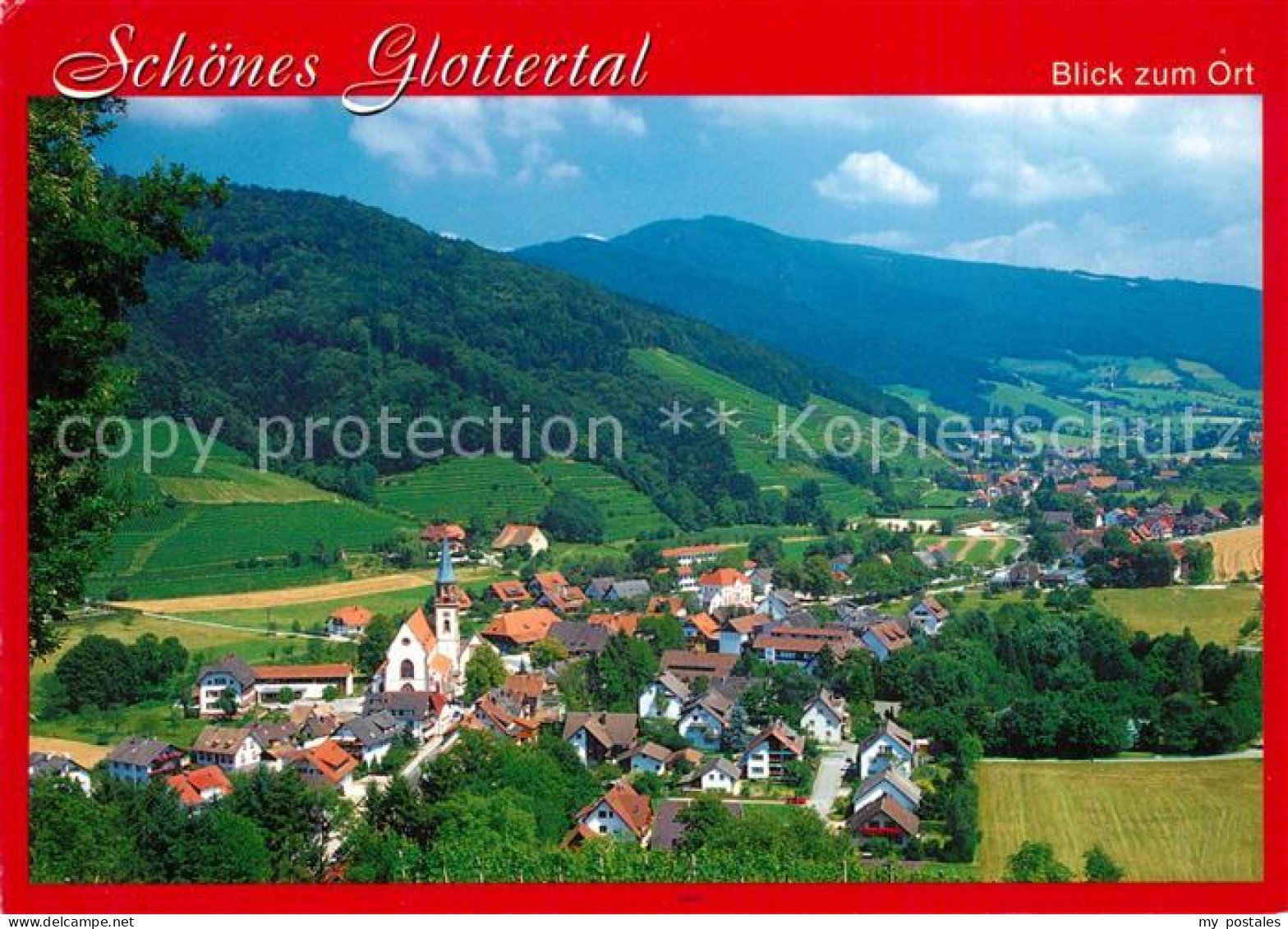Glottertal Panorama Schwarzwald