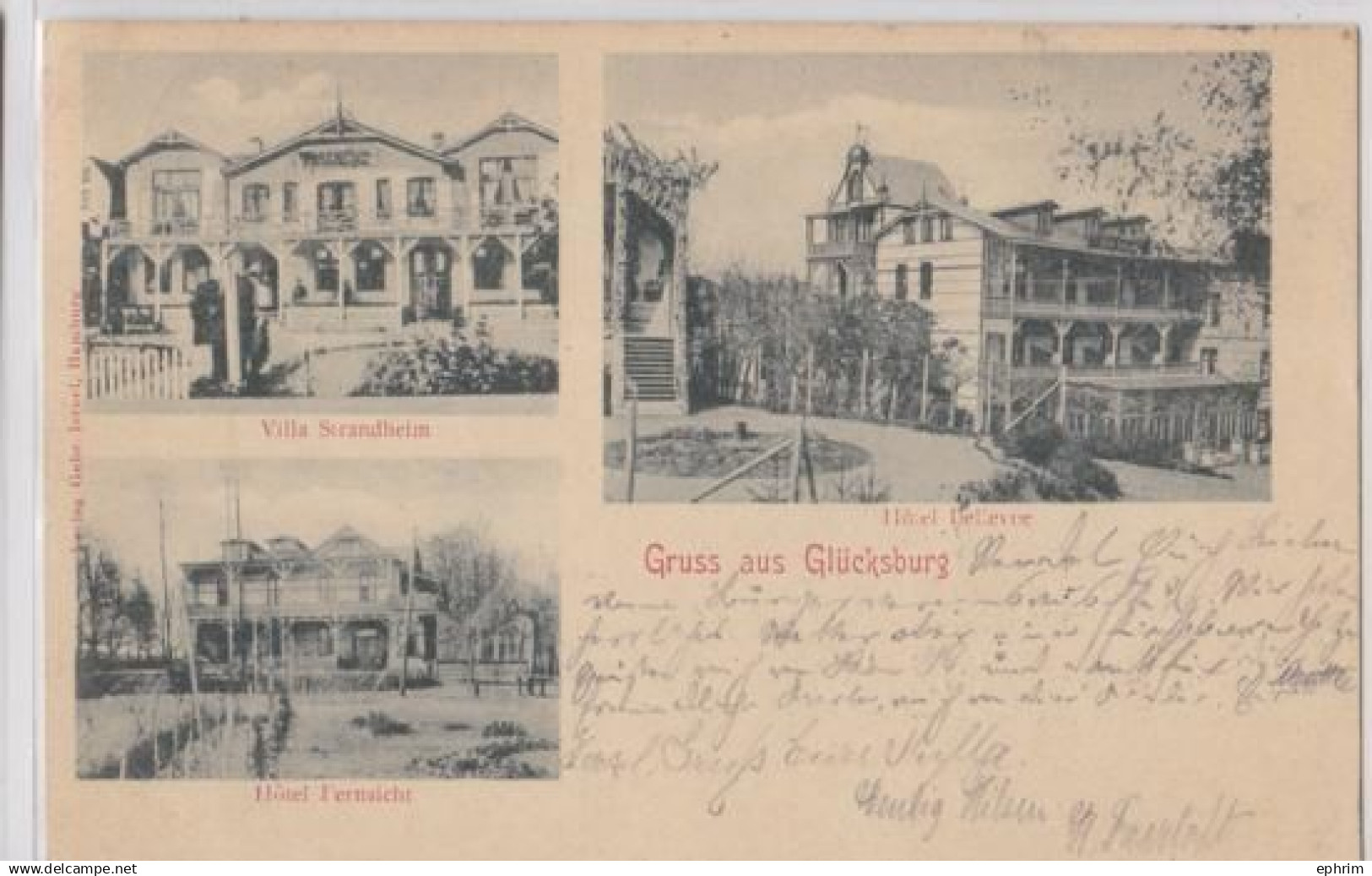 Gluecksburg Gruss aus Glücksburg Villa Hôtel