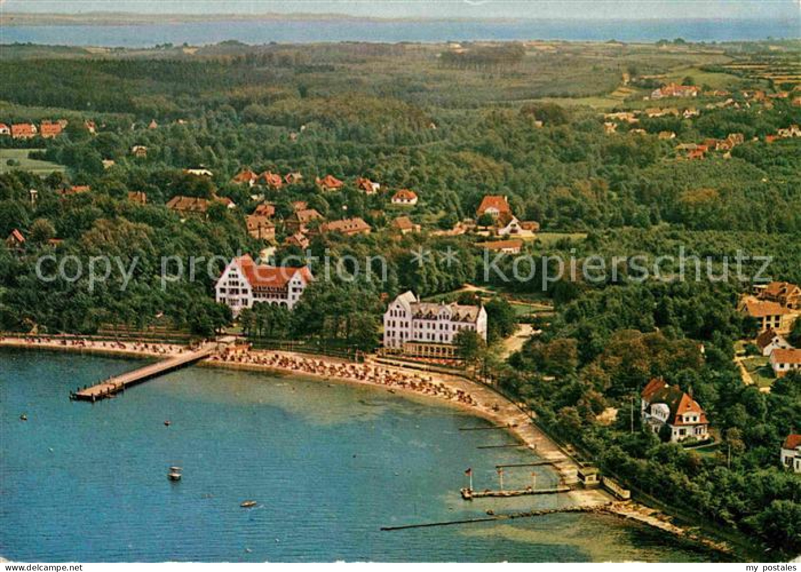 Gluecksburg Ostseebad Fliegeraufnahme
