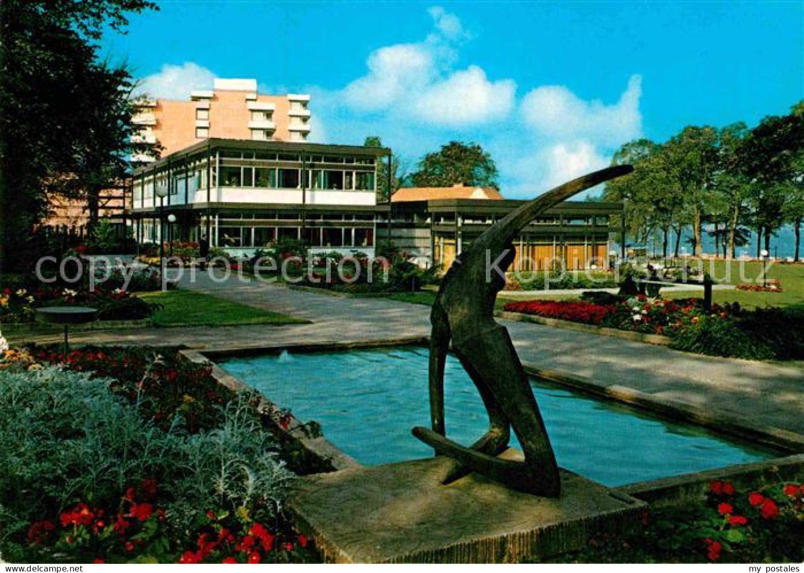 Gluecksburg Ostseebad Haus des Kurgastes mit Intermar Hotel Gluecksburg