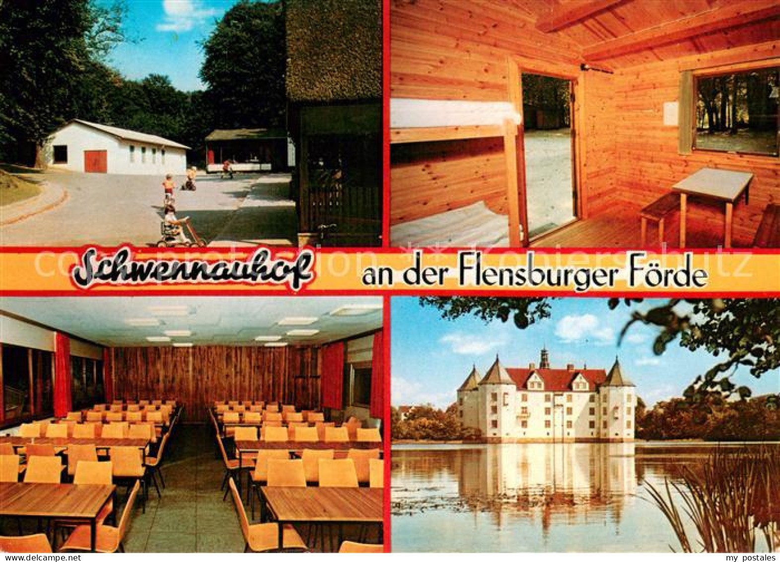 Gluecksburg Ostseebad Jugenderholungsstaette Schwennauhof Speisesaal Gluecksburg