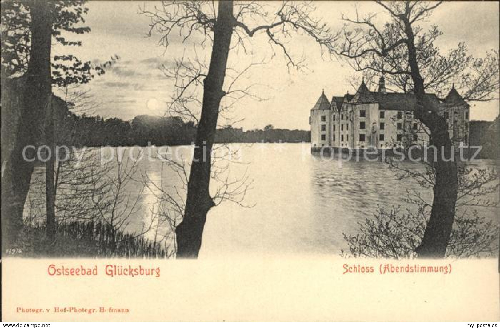 Gluecksburg Ostseebad Schloss Gluecksburg Abendstimmung