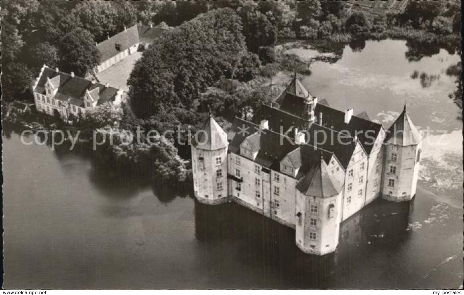 Gluecksburg Ostseebad Schloss Gluecksburg Fliegeraufnahme