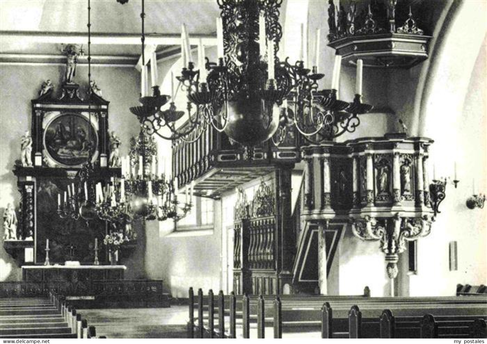 Glueckstadt Ev.-luth. Stadtkirche Altar Kanzel