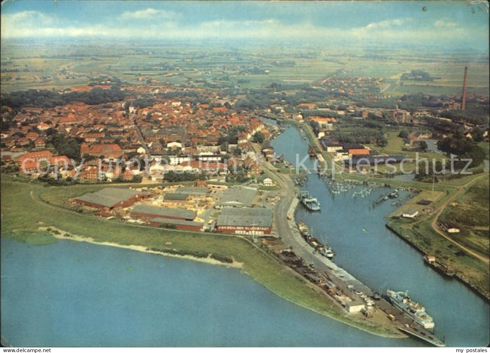 Glueckstadt Fliegeraufnahme