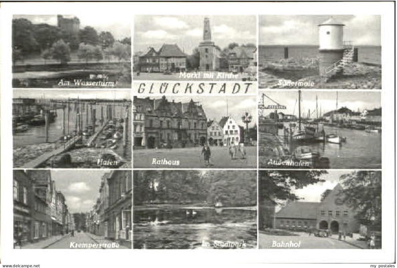 Glueckstadt ungelaufen ca. 1955