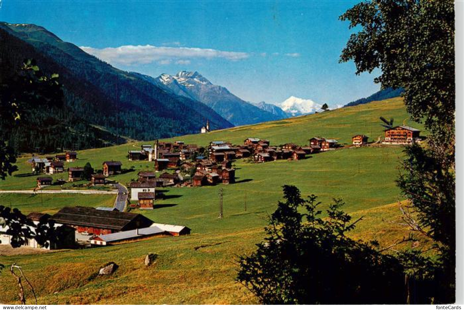 Gluringen Goms VS mit Weisshorn