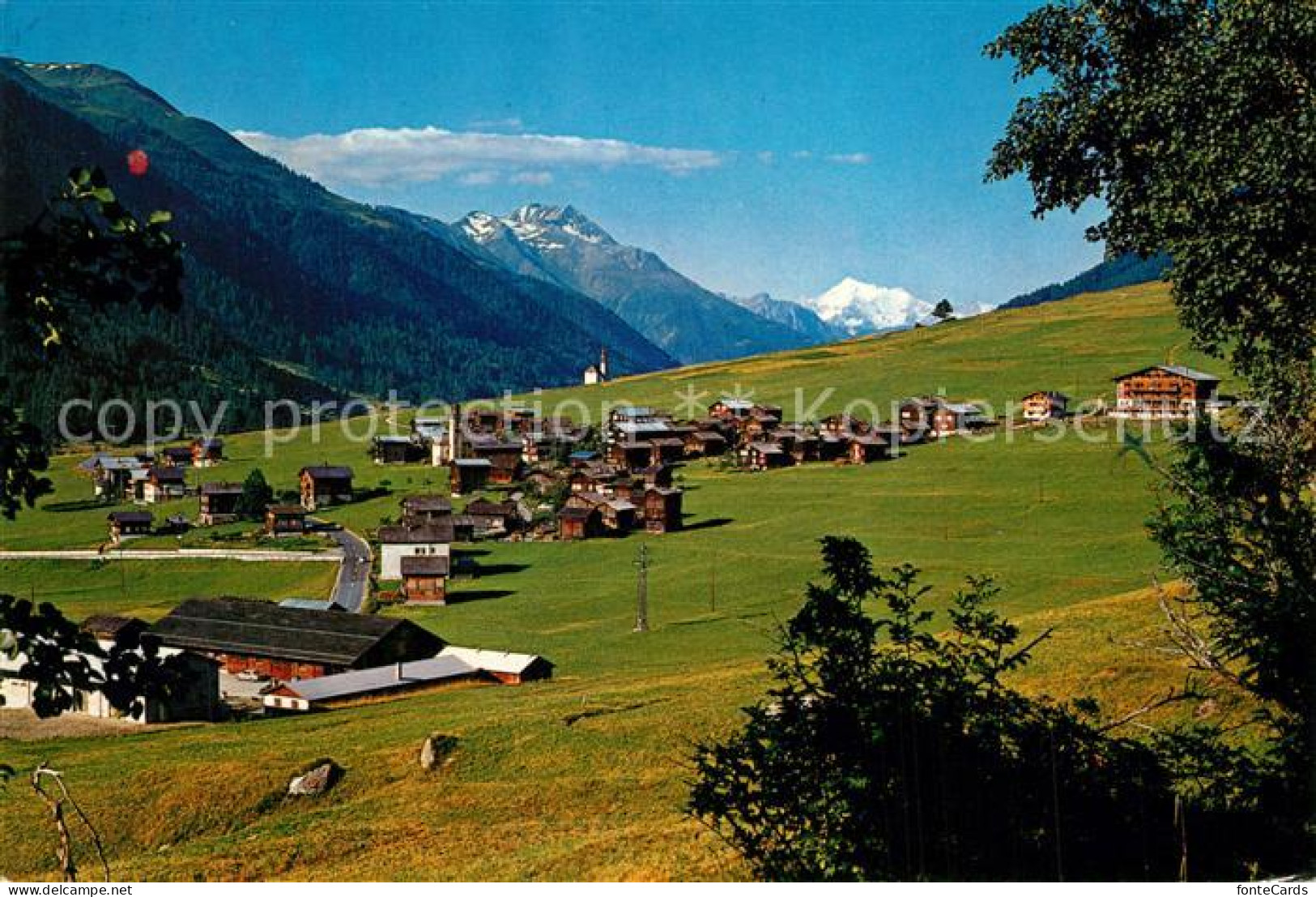 Gluringen Panorama Weisshorn