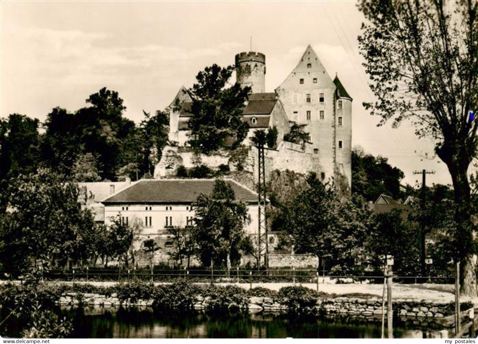 Gnandstein Kohren-Sahlis Blick zur Burg