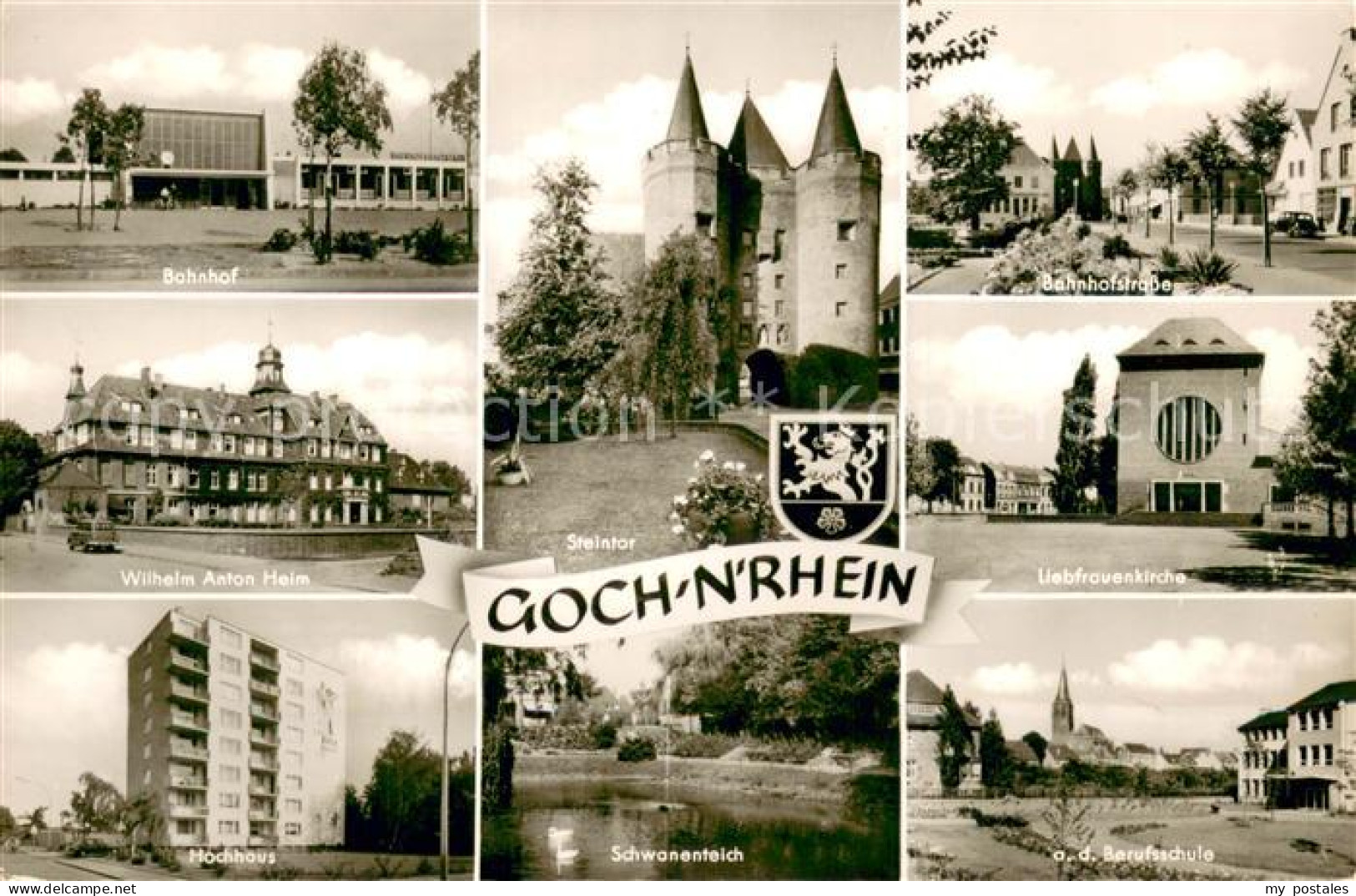 Goch Steintor Liebfrauenkirche Bahnhof Wilhelm-Anton-Heim Schwanenteich