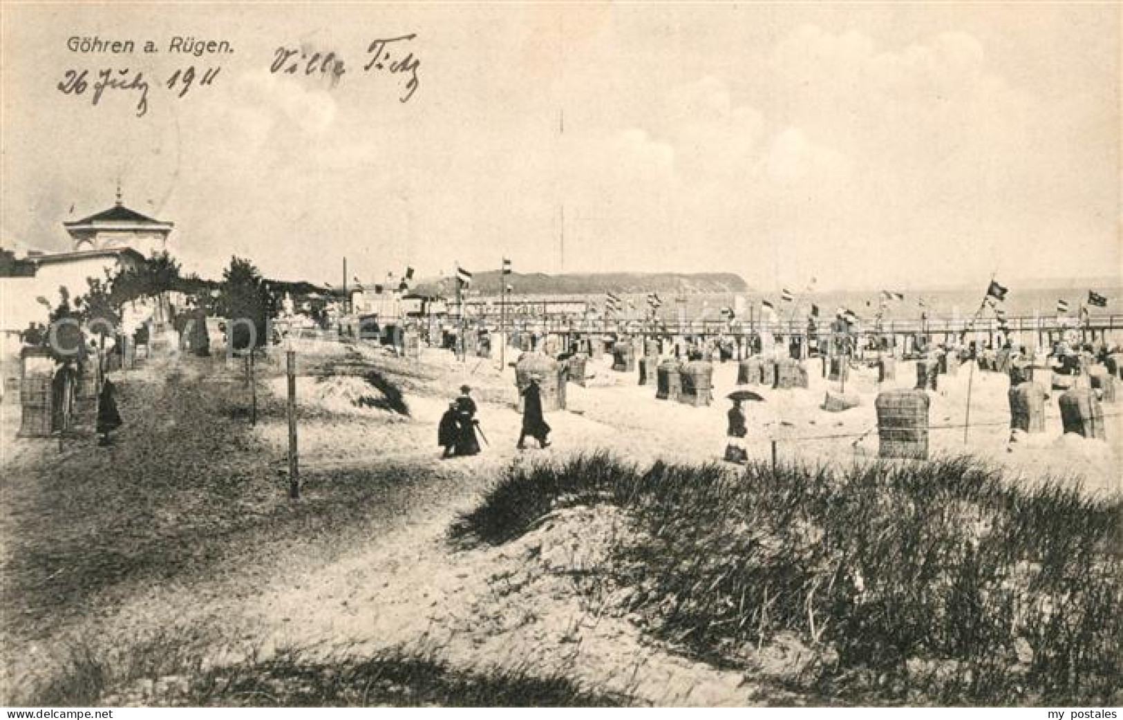 Goehren Ruegen Strandpartie
